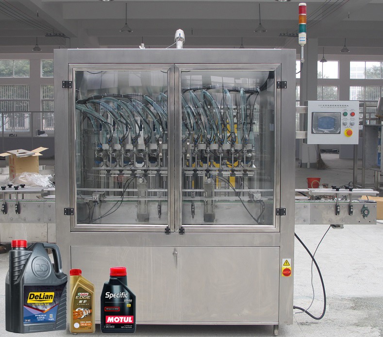 SUS304 500ml Fully Automatic engine Oil Filling Machine bottle capping machine oil packing machine