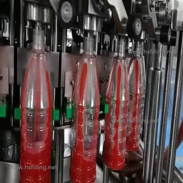 220V SUS304 Ketchup Tomato Sauce Bottling Machine 2000ml